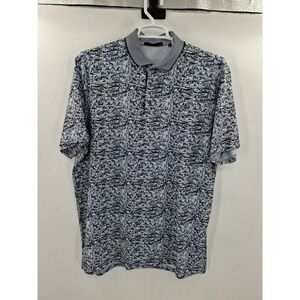 Greyson Golf Polo Shirt Mens XL Wolf AOP Short Sleeve‎